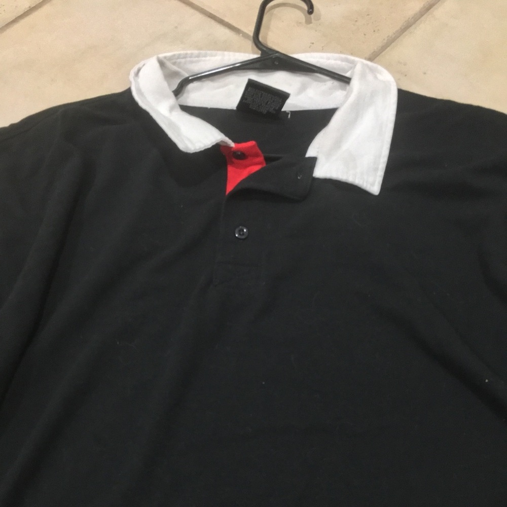 A Short Sleeved Collard Shirt